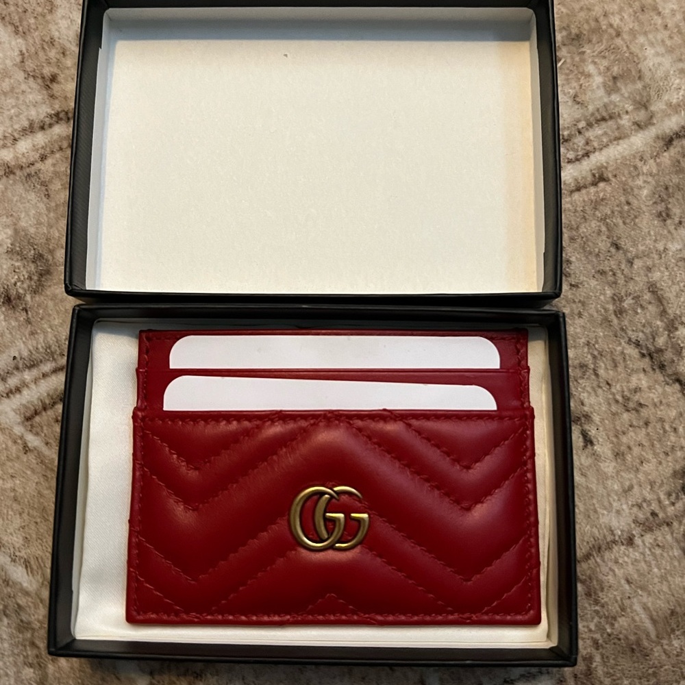 GG Marmont leather card holder